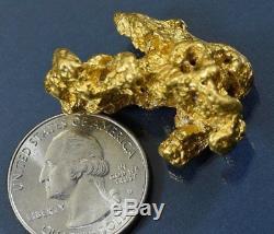 #1253 Large Natural Gold Nugget Australian 46.60 Grams Genuine