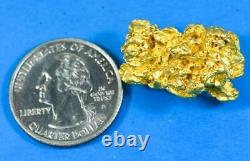 #1256 Large Natural Gold Nugget Australian 21.87 Grams Very Rare