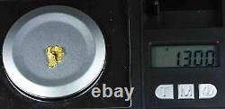 #126 Alaskan BC Natural Gold Nugget 1.30 Grams Genuine