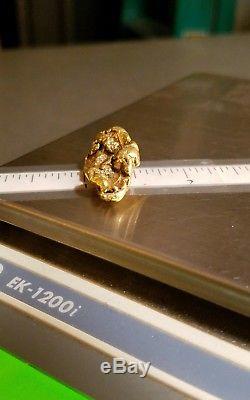 13.9 Gram Great Quality Natural Placer Gold Nugget