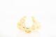 14k Yellow Gold Nugget Lucky Horseshoe Ring, Size 11.25 Mr358