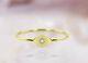 14k Solid Gold Ring Natural Diamond Ring Nugget Signet Ring Gift For Her Djr0396