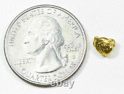#162 Alaskan BC Natural Gold Nugget 1.10 Grams Genuine