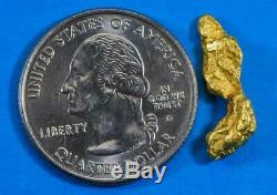 #165 Alaskan BC Natural Gold Nugget 2.29 Grams Genuine