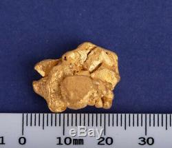 18.39 Gram Natural Gold Nugget Worn Crystal Gold