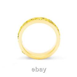 18ct Yellow Gold Natural Nugget Ring with Valuation Size W 1/2
