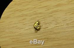 18k-20k Natural Alaska Gold Nugget Pendant 1.1 Grams