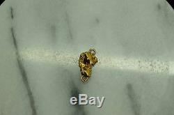 18k-20k Natural Alaska Gold Nugget Pendant 1.6 Grams