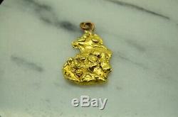 18k-20k Natural Alaska Gold Nugget Pendant 6.5 Grams
