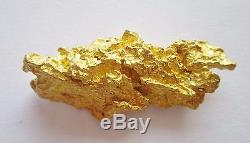 19.99 Gram Great Quality, High Purity Natural Alaska Placer Gold Nugget # P 4001