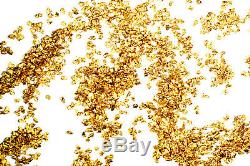 2.000 Grams Alaskan Yukon Bc Natural Pure Gold Nuggets #20 Mesh Free Shipping