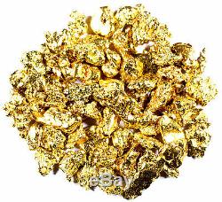 2.000 Grams Alaskan Yukon Bc Natural Pure Gold Nuggets #8 Mesh W Bottle (#b800)