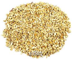2.000 Grams Alaskan Yukon Bc Natural Pure Gold Nuggets Mesh #30 W Bottle (b300)
