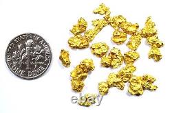 2.000 Grams Australian Natural Pure Gold Nuggets #6 Mesh (#au600)