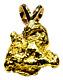 2.133 Grams Alaskan Yukon Bc Natural Gold Nugget Pendant (#p201)