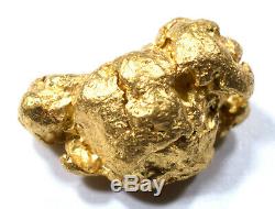 2.326 Grams Australian Natural Pure Gold Nugget Genuine 94-98% Pure (#au412)