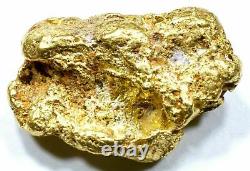 2.641 Grams Alaskan Yukon Bc Natural Pure Gold Nugget Genuine (#n800) B Grade