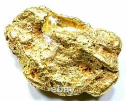 2.641 Grams Alaskan Yukon Bc Natural Pure Gold Nugget Genuine (#n800) B Grade
