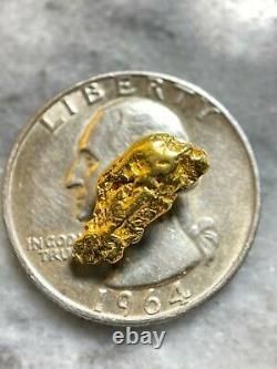 2.721 grams Beautiful Alaskan Natural Placer Gold Nugget Free Shipping! #A2909