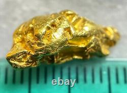 2.721 grams Beautiful Alaskan Natural Placer Gold Nugget Free Shipping! #A2909