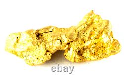 2.839 Grams Australian Natural Pure Gold Nugget Genuine 94-98% Pure (#au239)