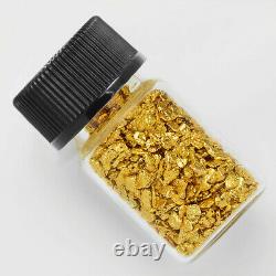 2 Gram Alaska Natural Gold Nuggets in Bottle - (INTERNATIONAL SALE) #B14-01