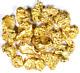 2 Troy Oz Alaskan Yukon Bc Natural Pure Gold Nuggets #4 Mesh 62.2 Grams (#g400)