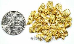 2 Troy Oz Alaskan Yukon Bc Natural Pure Gold Nuggets #6 Mesh 62.2 Grams (#g600)