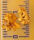 2 Genuine, Natural, Australian Gold Nuggets 1.27 Gram