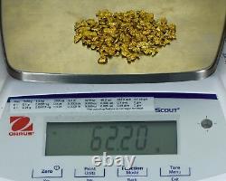 2 oz Natural Gold Nugget Australian. 10-1.99 Gram Rare Lot