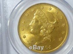 $20 Liberty Head Gold Double Eagle MS63 and Natural Gold Nugget