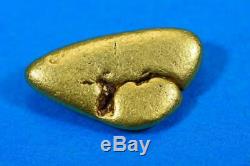 #207 Alaskan BC Natural Gold Nugget 4.80 Grams Genuine