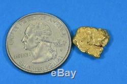 #208 Alaskan BC Natural Gold Nugget 3.03 Grams Genuine