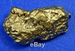 #212 Alaskan-Yukon BC Natural Gold Nugget 4.46 Grams Genuine
