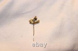 22k Natural Formed Gold Nugget made into Stick Pin 3.0 Grams