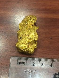 23.5ct (97% Pure Gold) Australian Natural Nugget. Weigh 97.4gr