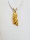 23k Solid Yellow Gold Natural Nugget Pendant (1227)