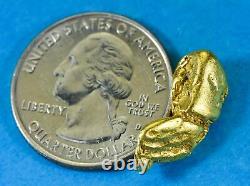 #275 Alaskan BC Natural Gold Nugget 4.85 Grams Genuine
