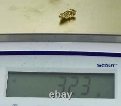 #289 Alaskan BC Natural Gold Nugget 3.23 Grams Genuine