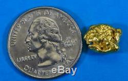 #298-B Alaskan BC Natural Gold Nugget 3.47 Grams Genuine