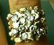 3.00 Carat T. W. Manly Round Diamond Nugget Ring 10k Solid Gold Chunky & Heavy