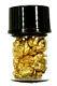 3.000 Grams Alaskan Yukon Bc Natural Pure Gold Nuggets #6 Mesh W Bottle (b600)