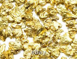 3.000 Grams Alaskan Yukon Bc Natural Pure Gold Nuggets #8 Mesh Free Shipping