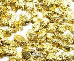3.000 Grams Alaskan Yukon Bc Natural Pure Gold Nuggets #8 Mesh W Bottle (#b800)
