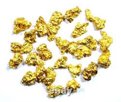3.000 Grams Australian Natural Pure Gold Nuggets #6 Mesh W Bottle (#aub600)