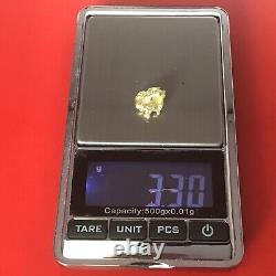 3.30 grams Natural Native Australian Solid High Quality Alluvial Gold Nugget