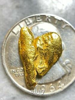 3.509 grams Beautiful Alaskan Natural Placer Gold Nugget Free Shipping! #A2916