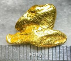 3.509 grams Beautiful Alaskan Natural Placer Gold Nugget Free Shipping! #A2916
