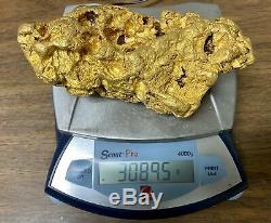 3 Kilo Giant Natural Gold Nugget Australian 3089.5 Grams 99.34 Troy Ounces Very