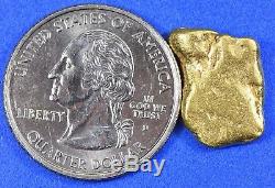 #303 Alaskan-Yukon BC Natural Gold Nugget 4.91 Grams Genuine